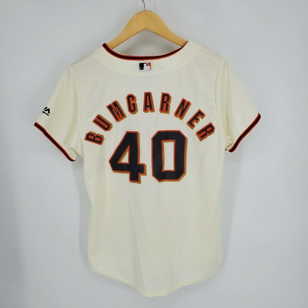 Majestic Womens San Francisco Giants Madison Bumgarner #40 Jersey Sewn Size XL